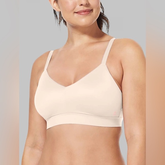 Tommy John Second Skin Triangle Bralette in Soft Pink Size XS fits cups D-DD NWT - Picture 1 of 10